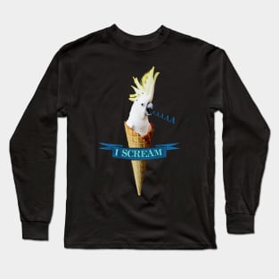 real ice cream cockatoo Long Sleeve T-Shirt